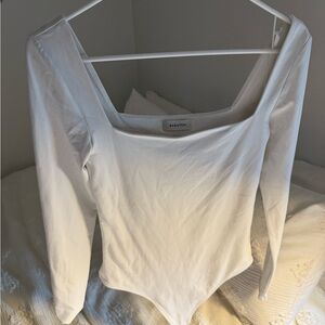 Babaton White Bodysuit
